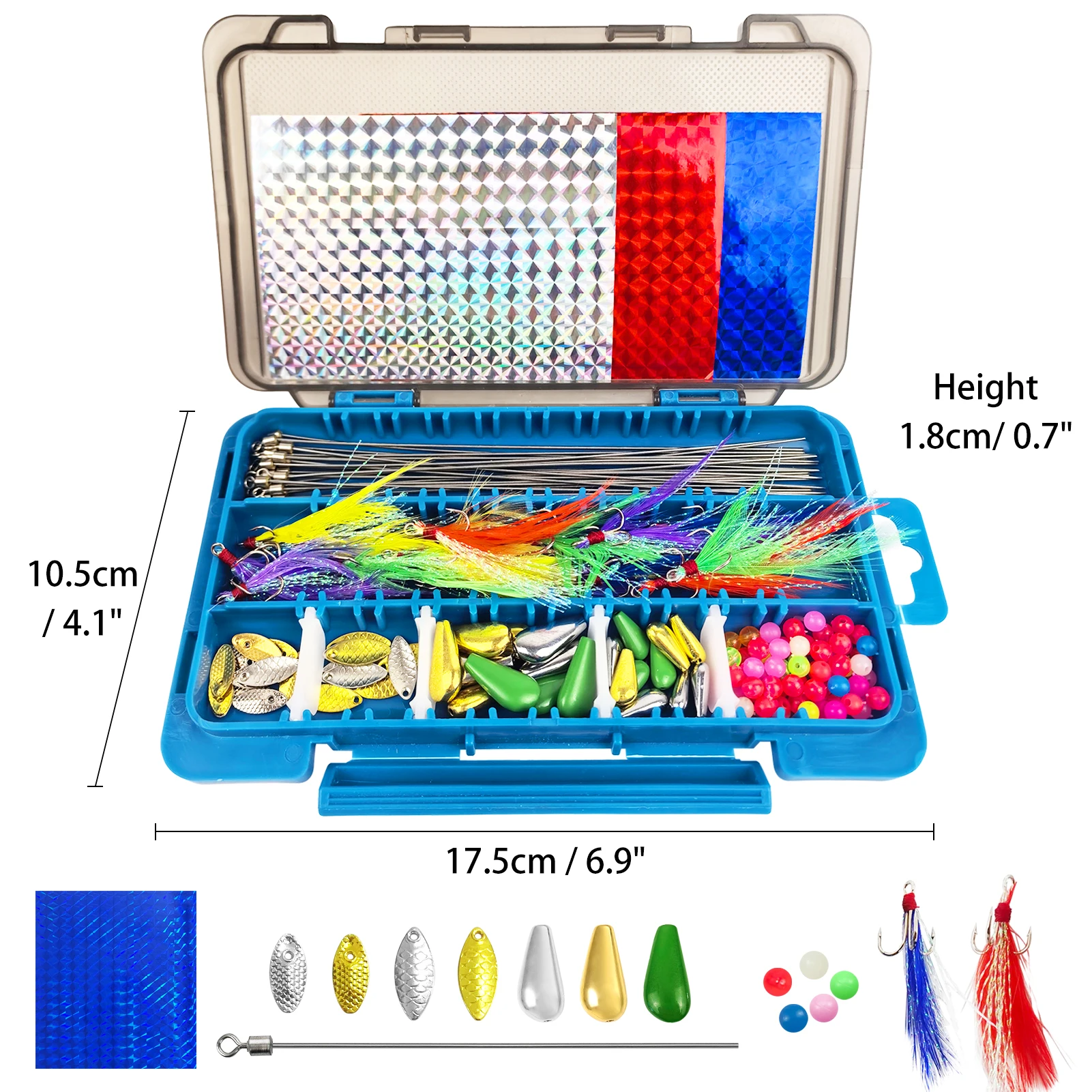 Kit DIY Spinnerbaits FISHER con alambres de acero y abalorios - imagen 4