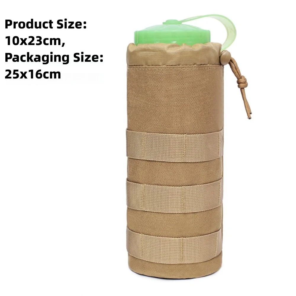 Funda para botella de agua con cordón ajustable y ligera para pesca - imagen 4
