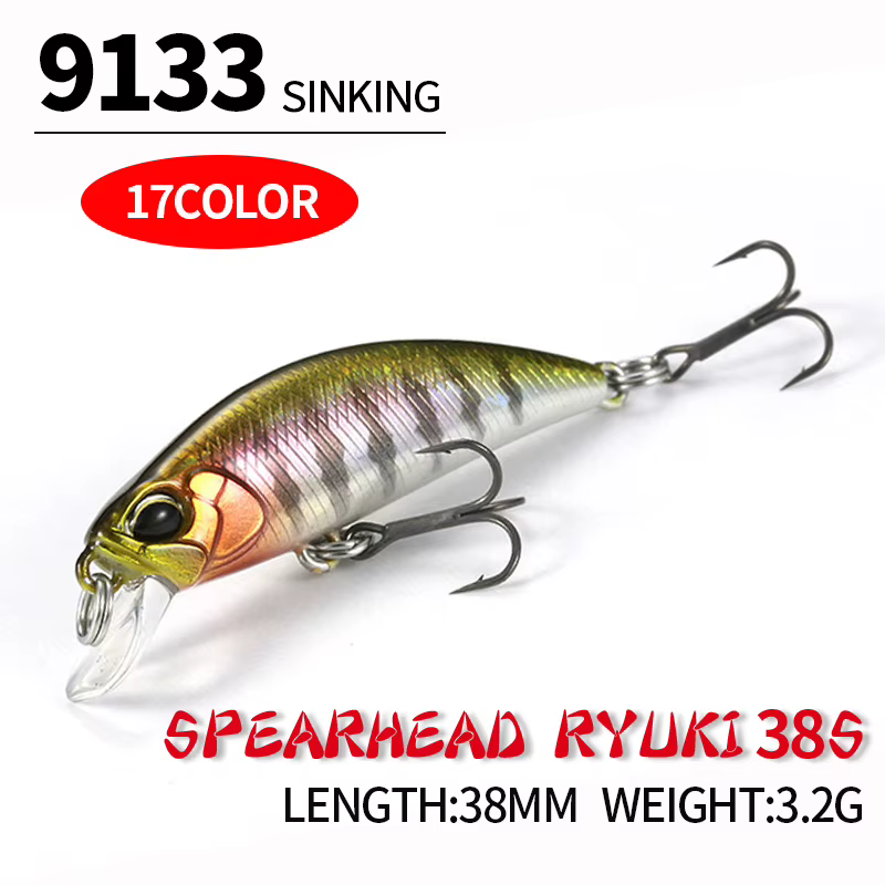 Señuelo Minnow Wobbler con ojos 3D - imagen 3