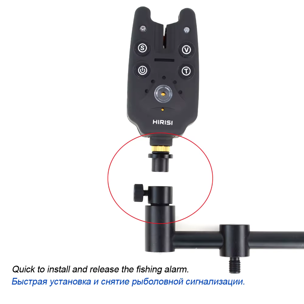Conector cambio rápido para carpa – Varilla barra zumbador - imagen 2