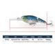 Hanlin Wobbler Minnow flotante para lucio y lubina, crankbait - imagen 2