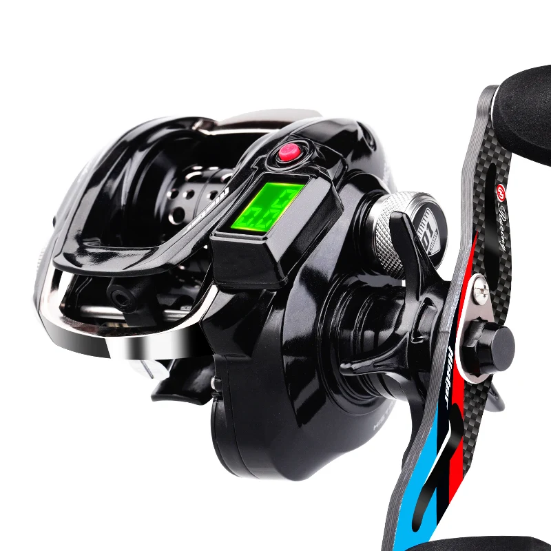 Carrete de pesca HISTAR LED con retroiluminación y frenado magnético - imagen 5