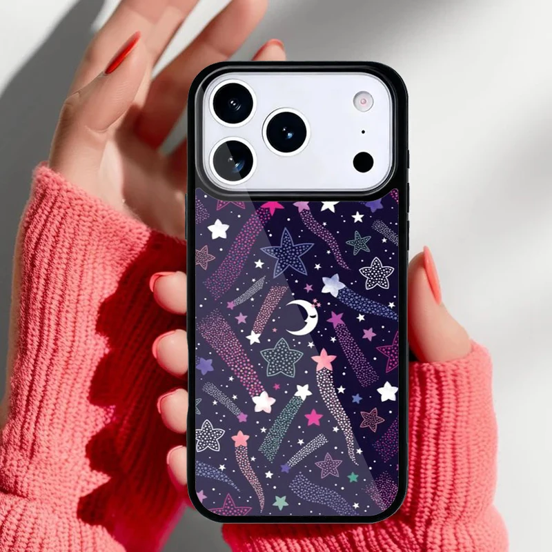 Funda con diseño de cielo estrellado para iPhone