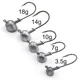 Jig Head hundimiento profundo para vinilo con púas – aparejo lubina - imagen 5