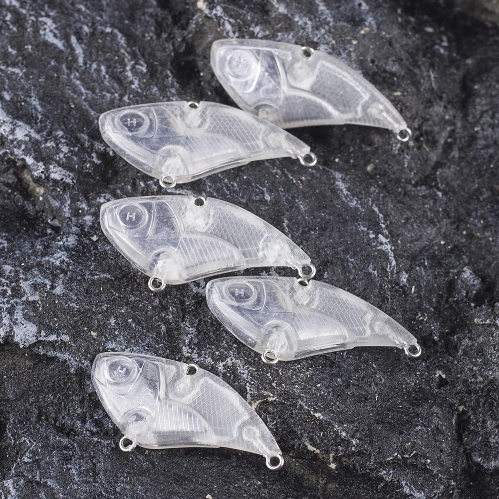 Crankbait en blanco VIB Dr.Holife, cebo duro sin pintar sin labios - imagen 4