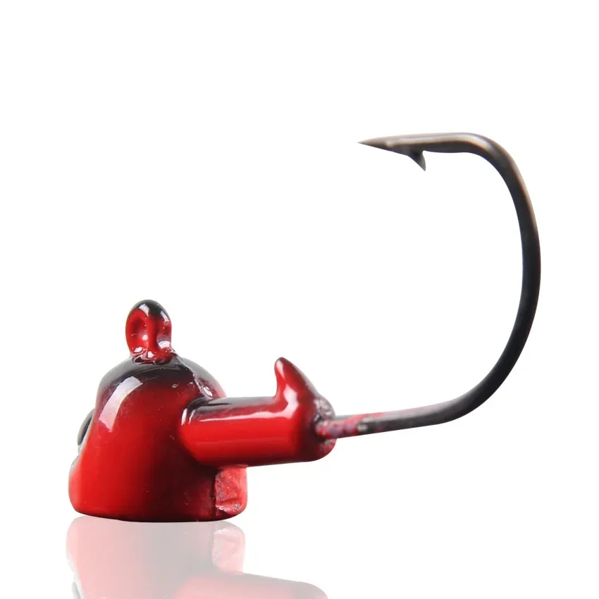 Jig Head roly-poly lastrado para vinilo – anzuelo bass - imagen 4