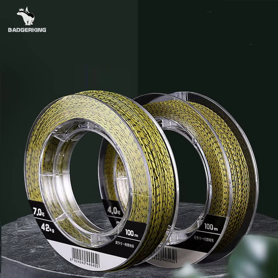 Línea trenzada 4 cabos camuflaje – Multifilamento PE para pesca - imagen 5