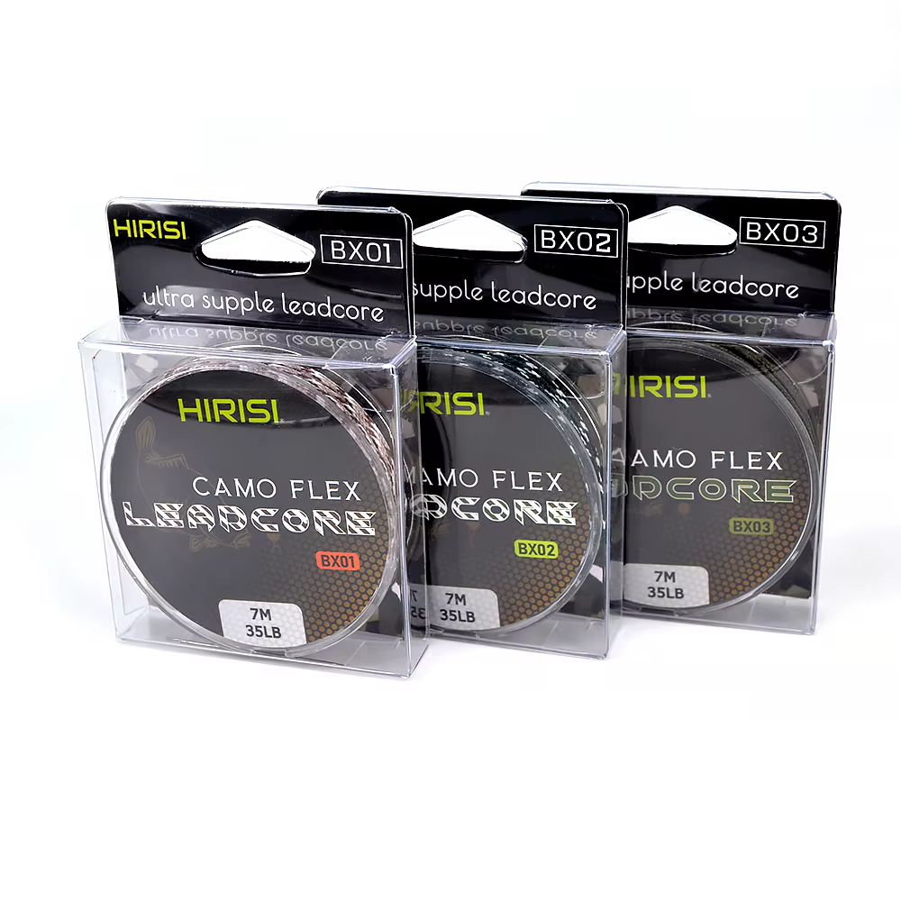 Leadcore trenzado Hirisi-2 35lb – 7m para aparejos de carpa - imagen 4