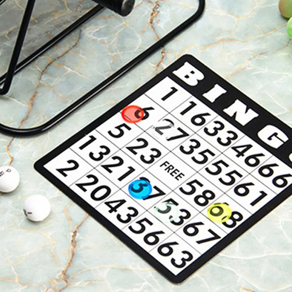 Máquina de bingo portátil con manivela y lotería de sorteo - imagen 5
