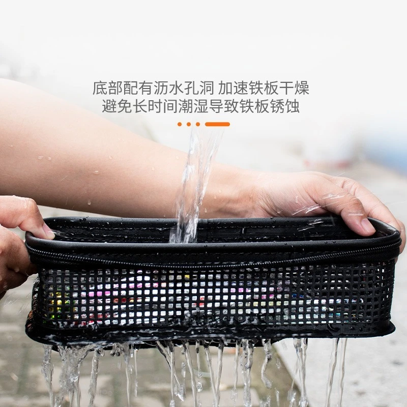 Caja de Pesca Portátil de Malla con compartimentos para señuelos - imagen 5