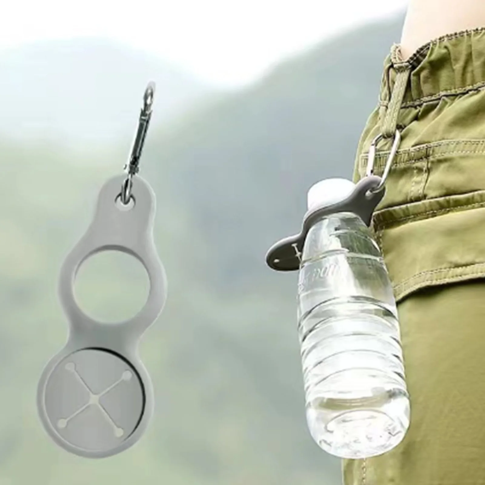 Mosquetón para hebilla de botella: soporte seguro para excursiones - imagen 3