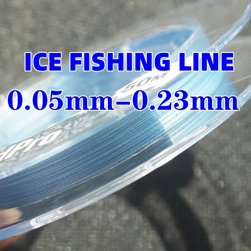 Línea de hielo monofilamento PE – Alta resistencia para pesca en hielo