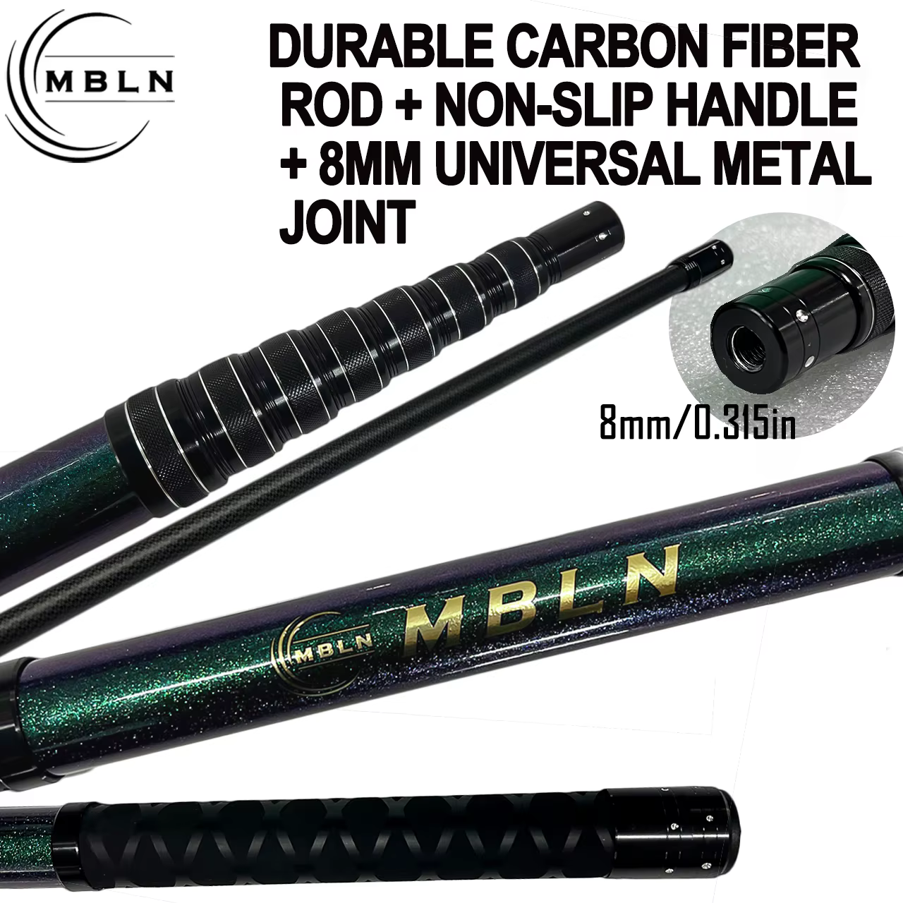 Salabre telescópico carbono – Cabezal 50cm con cambio de color solar - imagen 2