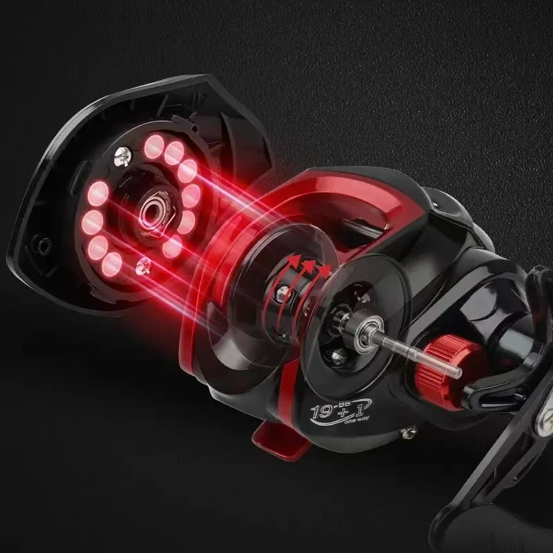 Carrete Baitcaster Rooblinos BR 8KG - Agua salada y dulce - imagen 4