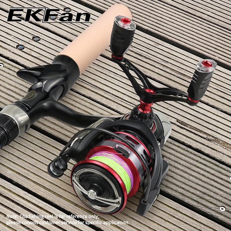 Manivela de aluminio EKfan para carretes de pesca