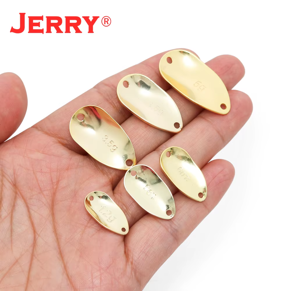 Cuchara Micro Spinning Jerry Gemini sin pintar para trucha - imagen 5