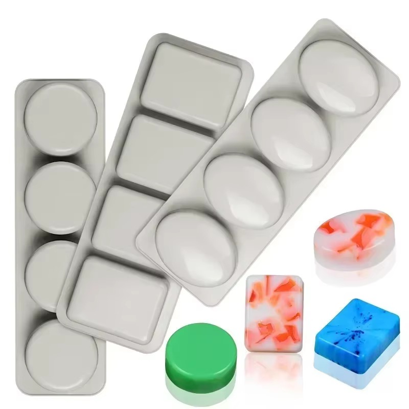 Moldes de silicona 3D para jabones, pasteles y chocolate – Varias formas - imagen 3