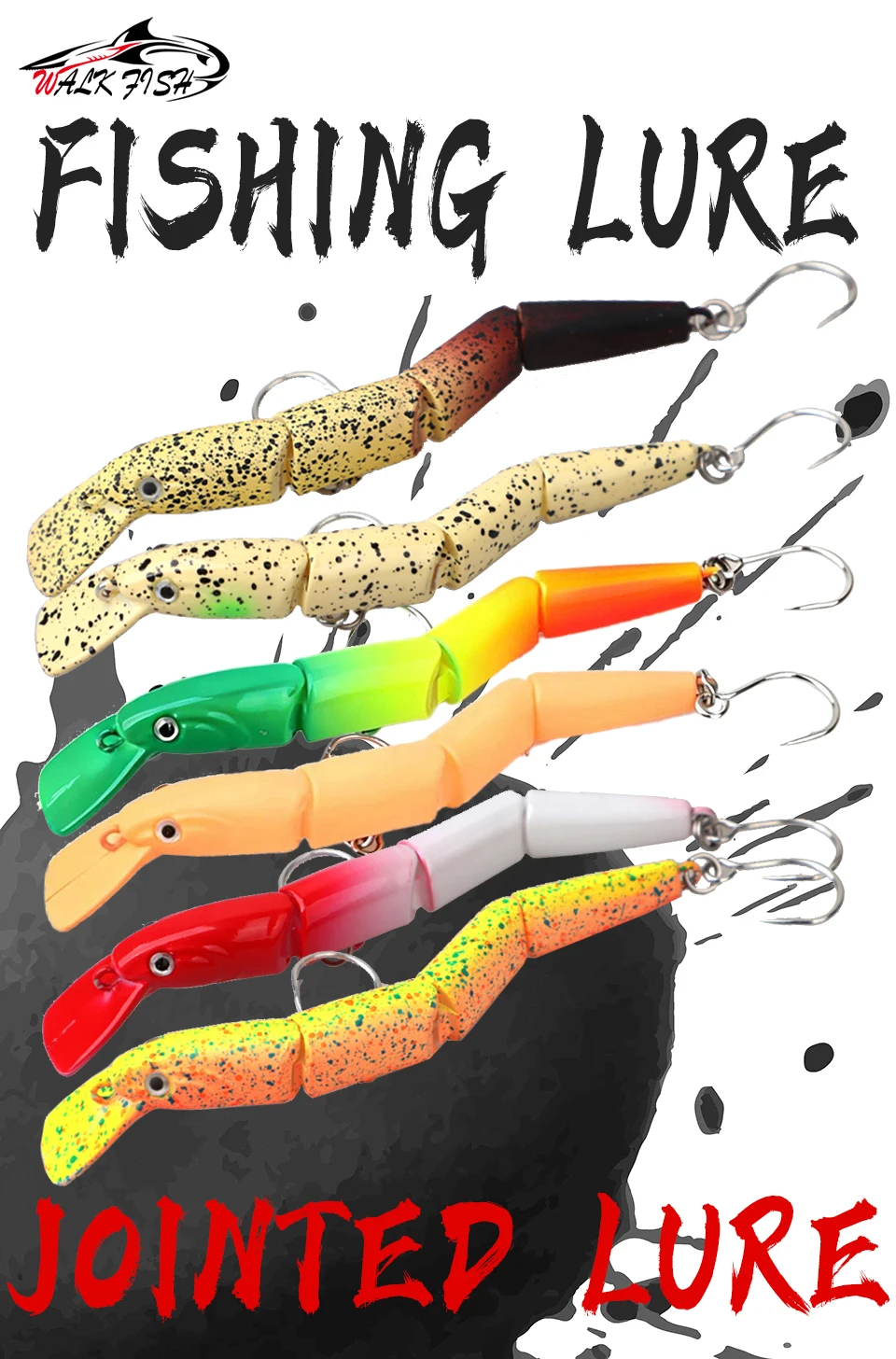 Detalle del señuelo minnow WALK FISH
