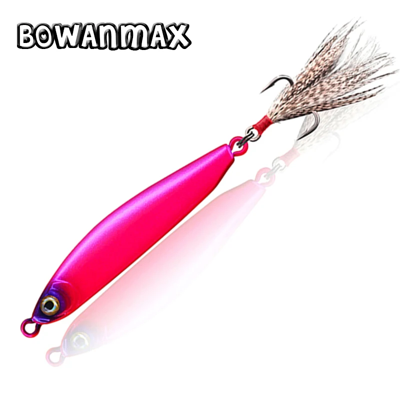 Cuchara metálica BOWAN para pesca lenta en agua salada – lubina - imagen 5