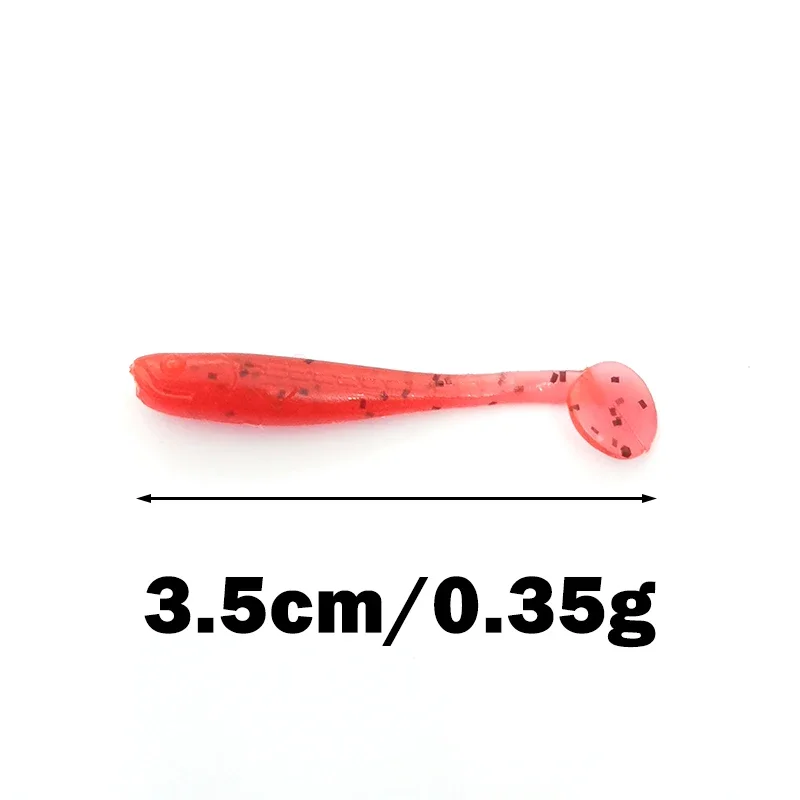 Vinilos señuelos pesca 3,5 cm Swimbait Wobblers mar roca artificial