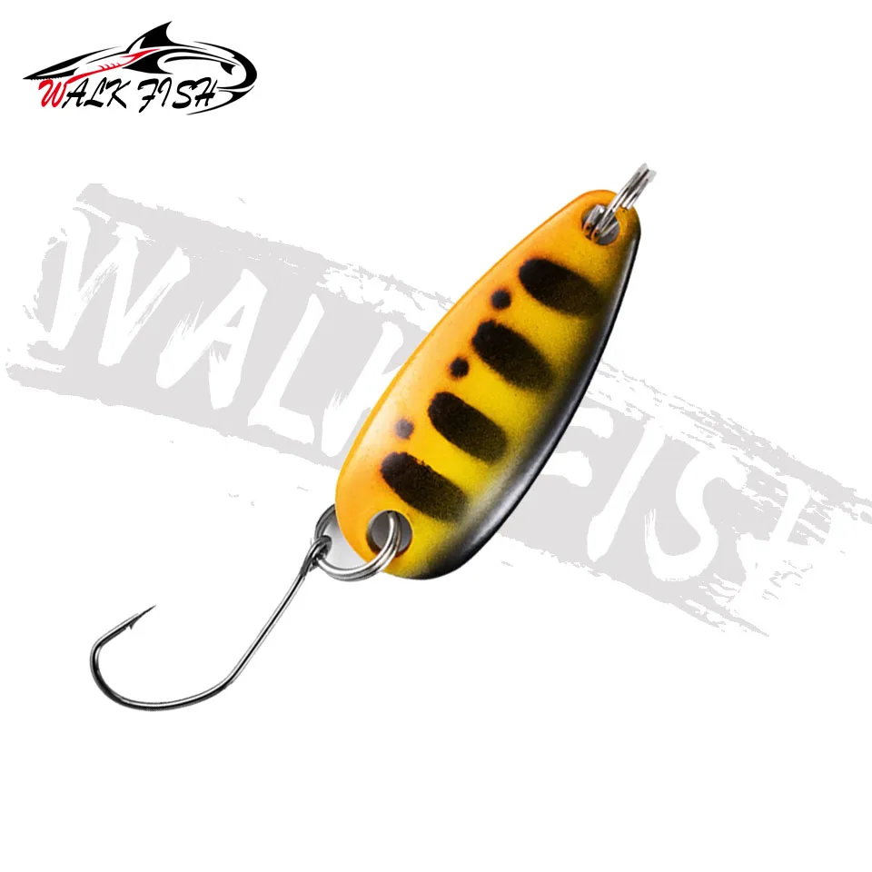 Walk Fish Wobblers Cuchara – Señuelo giratorio para trucha - imagen 5