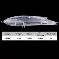 Cebón Chan's Huang 140mm – Señuelo artesanal para depredadores