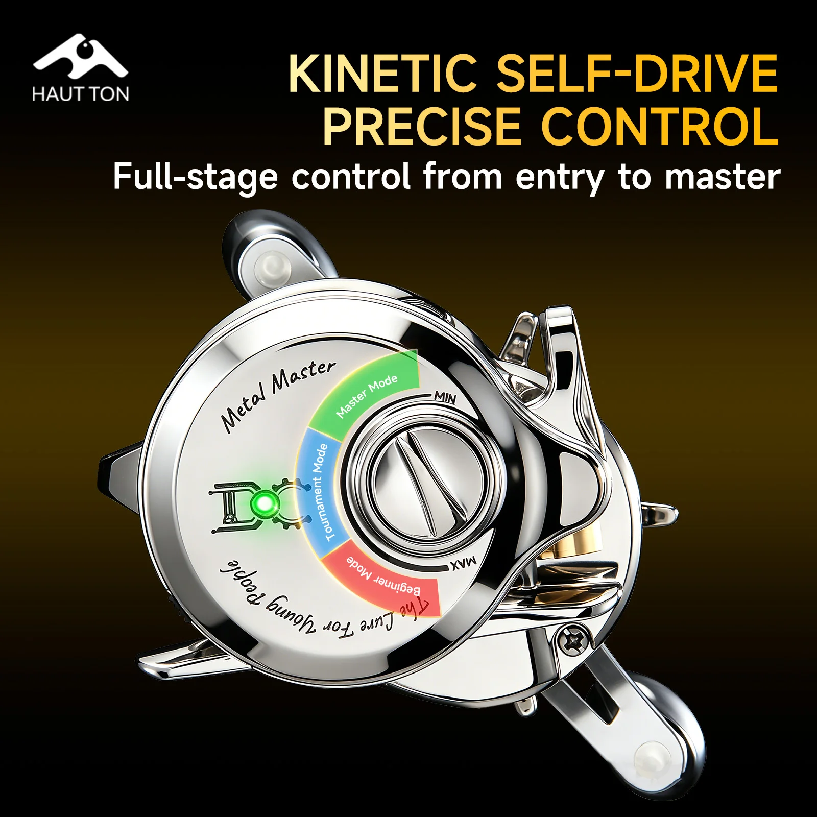 Carrete de pesca HAUT TON DC Brake ultraligero con freno - imagen 3