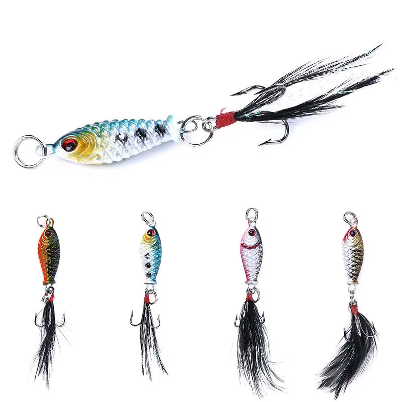 Micro Jig de Plomo – Señuelo Pez para Pesca Agua Dulce en Lagos
