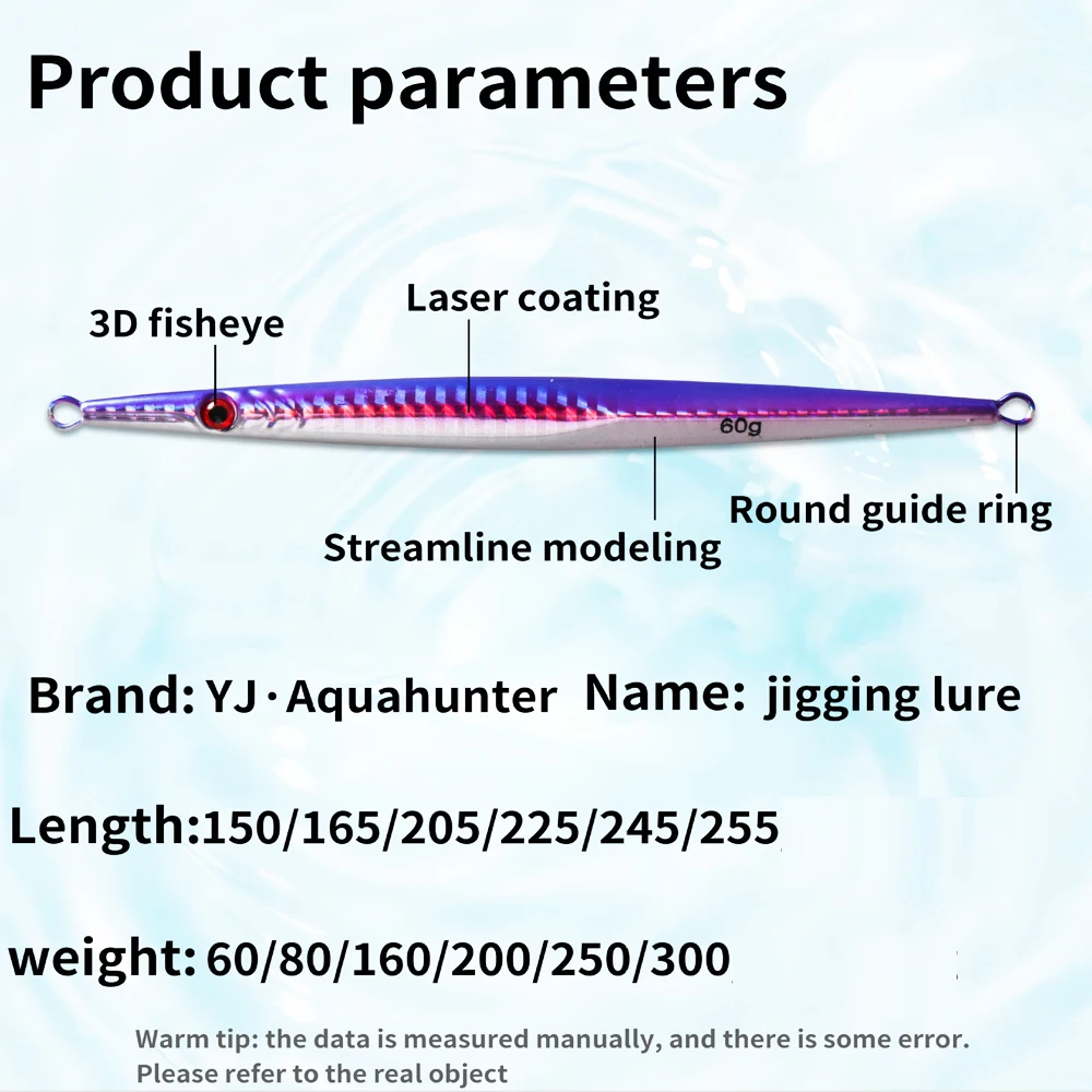 JEKEKU señuelo cuchara jigging lento para pesca de mar - imagen 4
