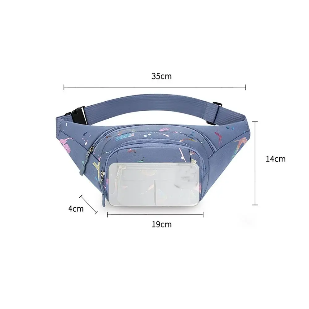 Riñonera deportiva impermeable para mujer con compartimentos - imagen 4