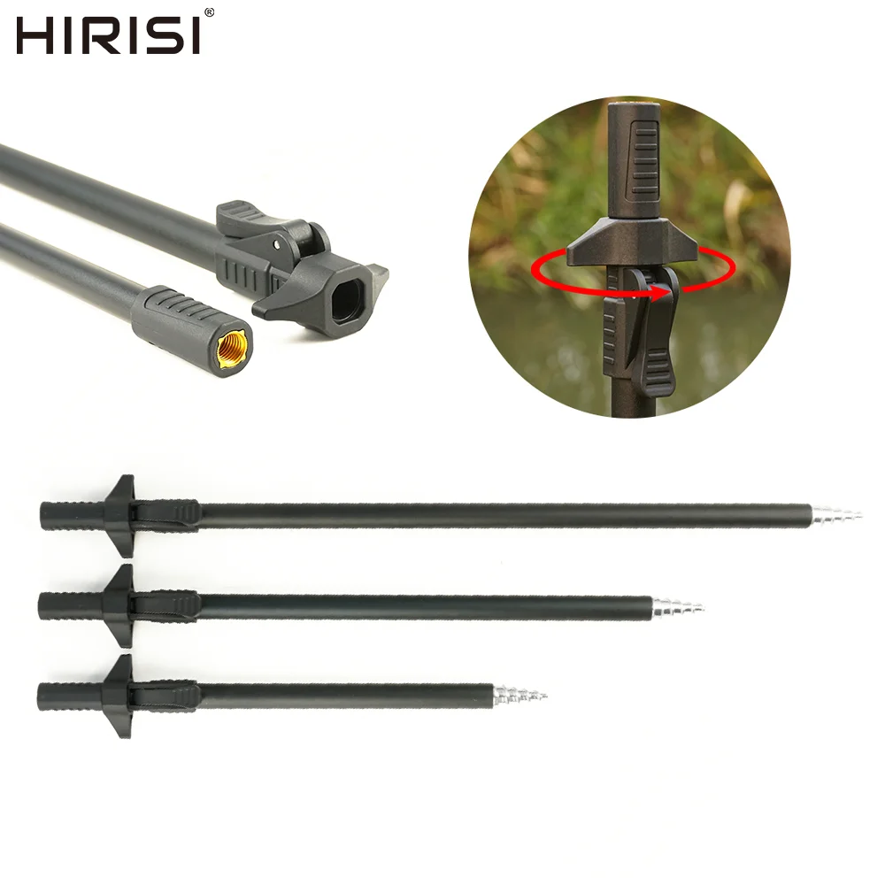 Hirisi Banco pesca carpa en aluminio con soportes ajustables - imagen 2