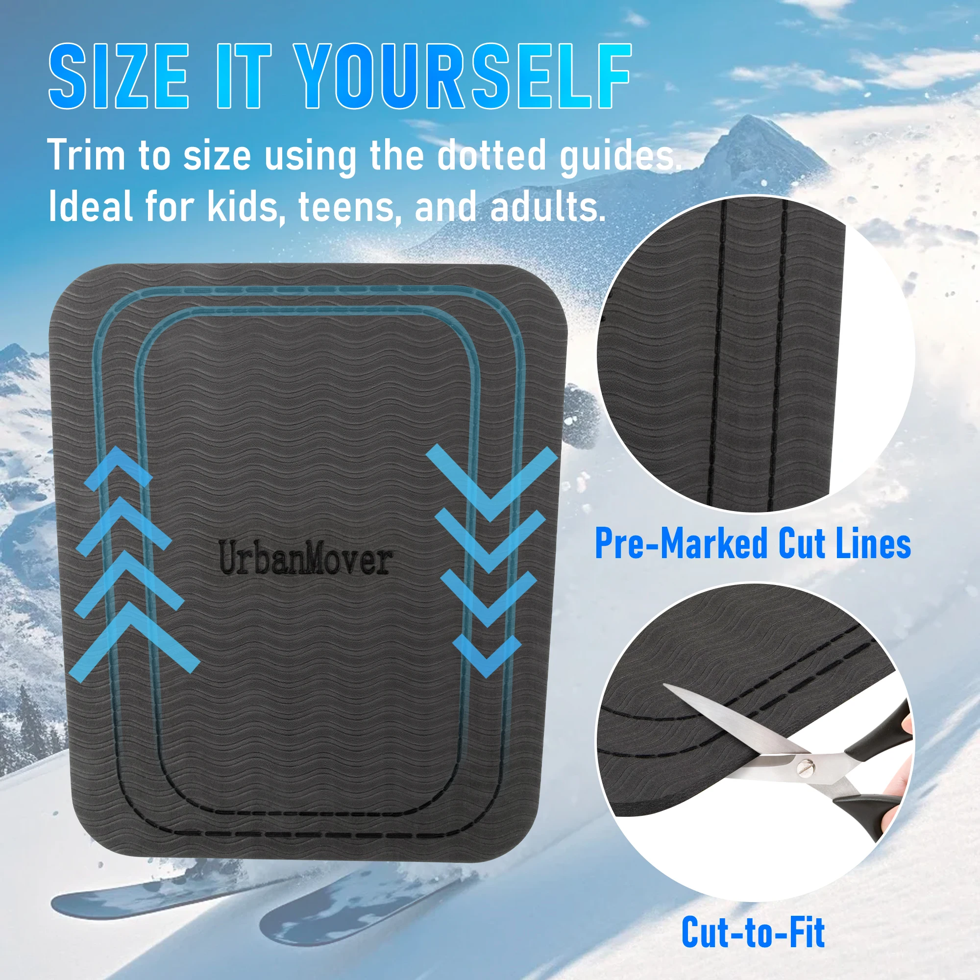 Protectores de espinilla cortables antideslizantes para deporte - imagen 4