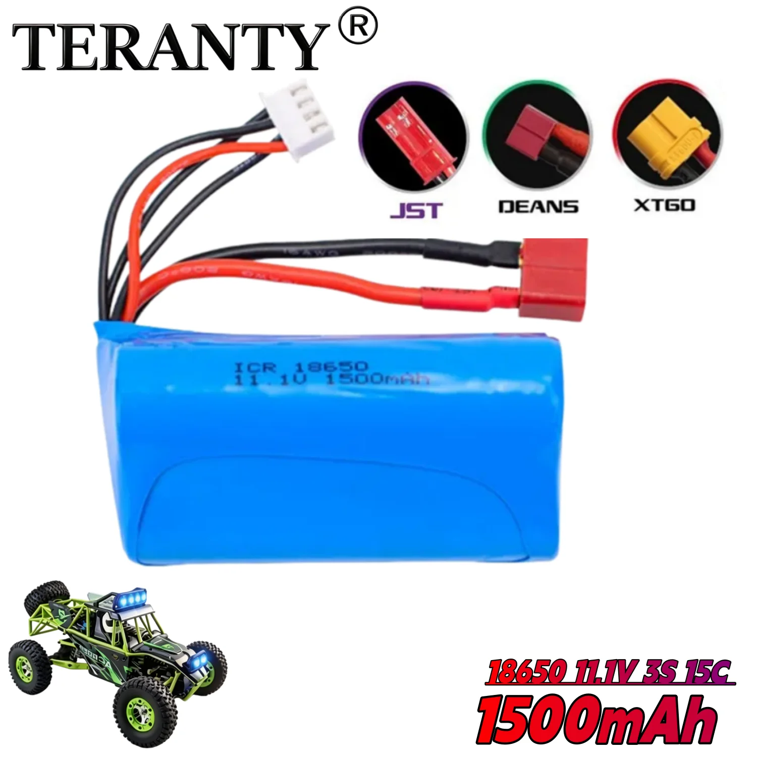 Batería LiPo de alta descarga TERANTY para RC, drones y coches - imagen 2