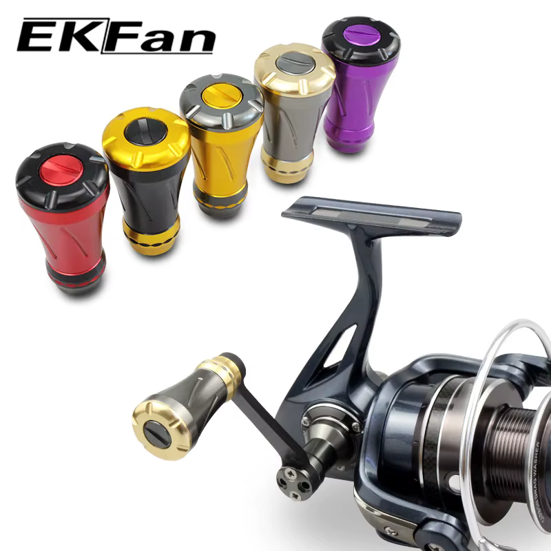 Perilla de metal EKFAN para carrete de pesca