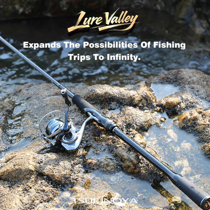 TSURINOYA LURE VALLEY Caña portátil señuelos Lucio y Lubina FUJI A SIC - imagen 4