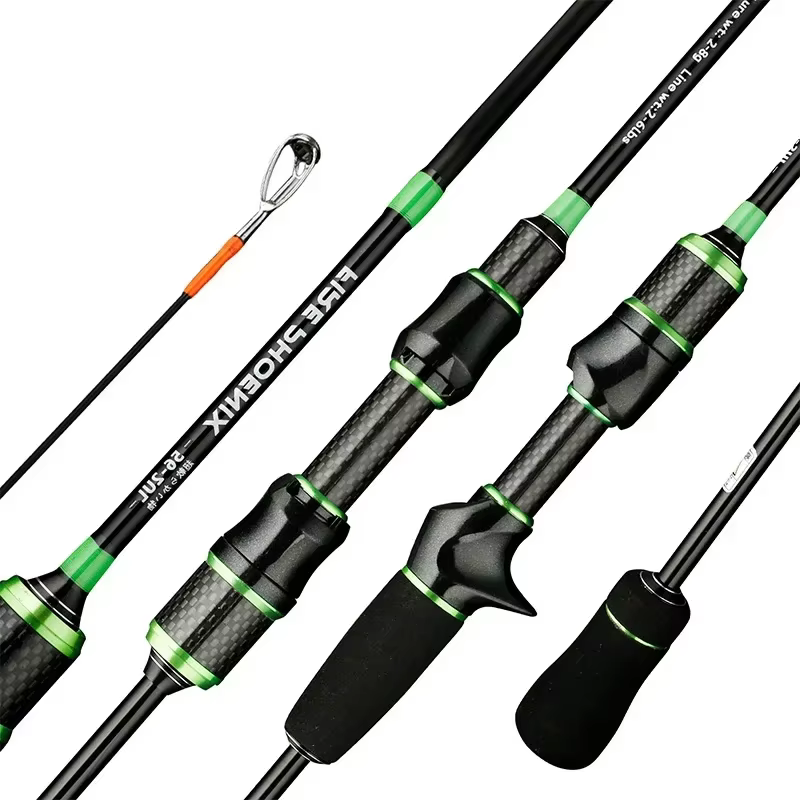 Caña spinning ultraligera carbono 2-8g – Giratoria UL para señuelo - imagen 5