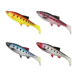 Señuelo de silicona con cola de paleta Swimbait para lubina rosa