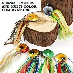 FREE FISHER Jerkbait con cabeza plomada y faldas de silicona