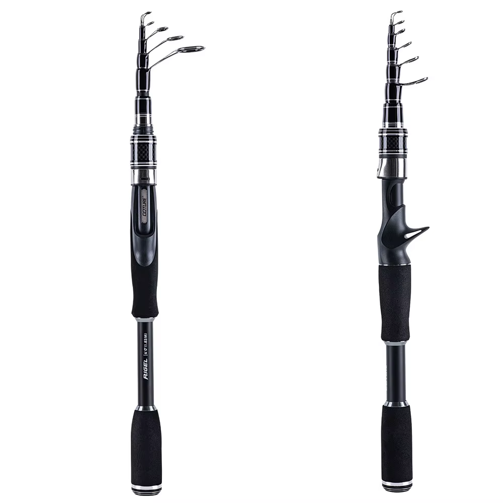Caña Spinning Goture viaje lubina trucha 43 cm