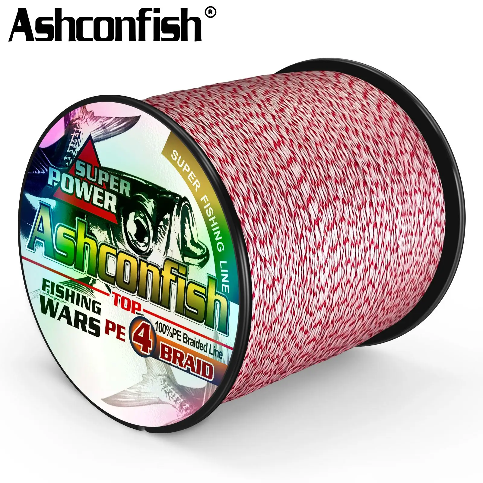 Ashconfish Sedal trenzado PE invisible 2‑100lb – Multifilamento Japón - imagen 5