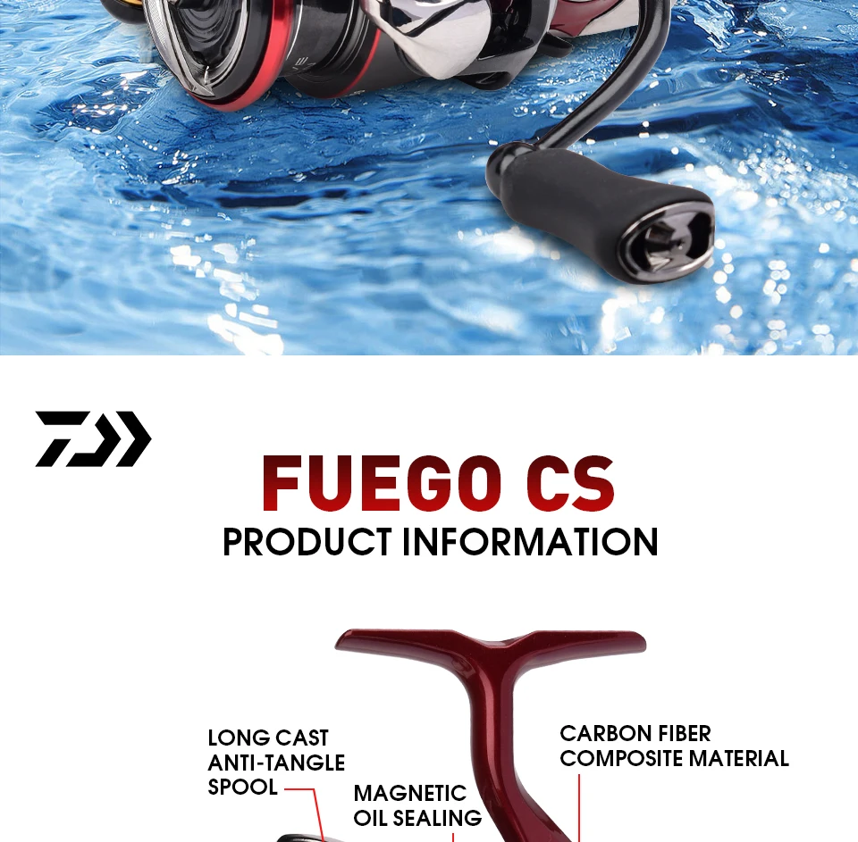Carrete FUEGO CS LT para agua de mar