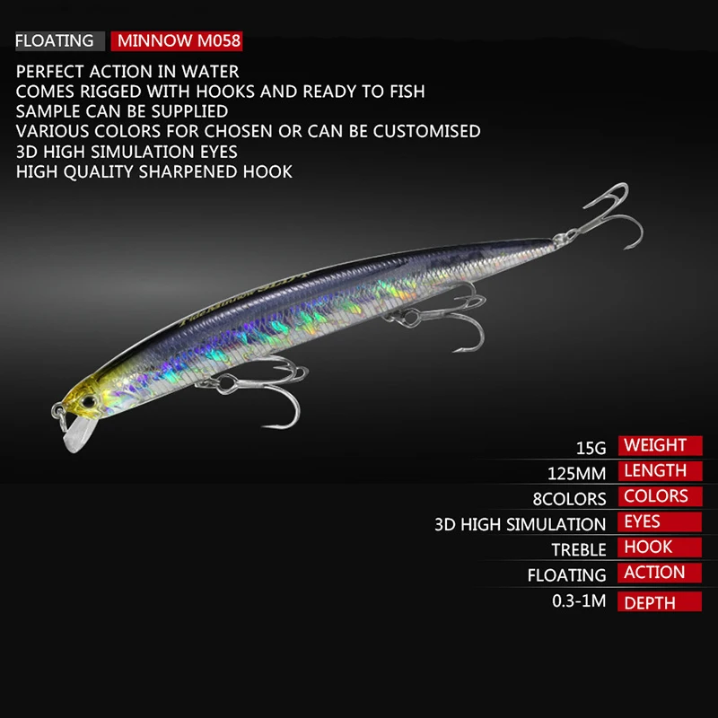 Wobbler Trucha Salada 125mm 15g - imagen 2