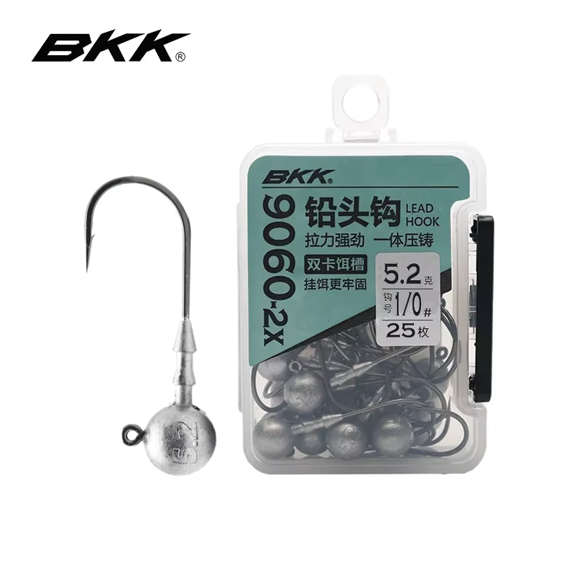 BKK 9060-2X Jig Head Redondo de Plomo para vinilo