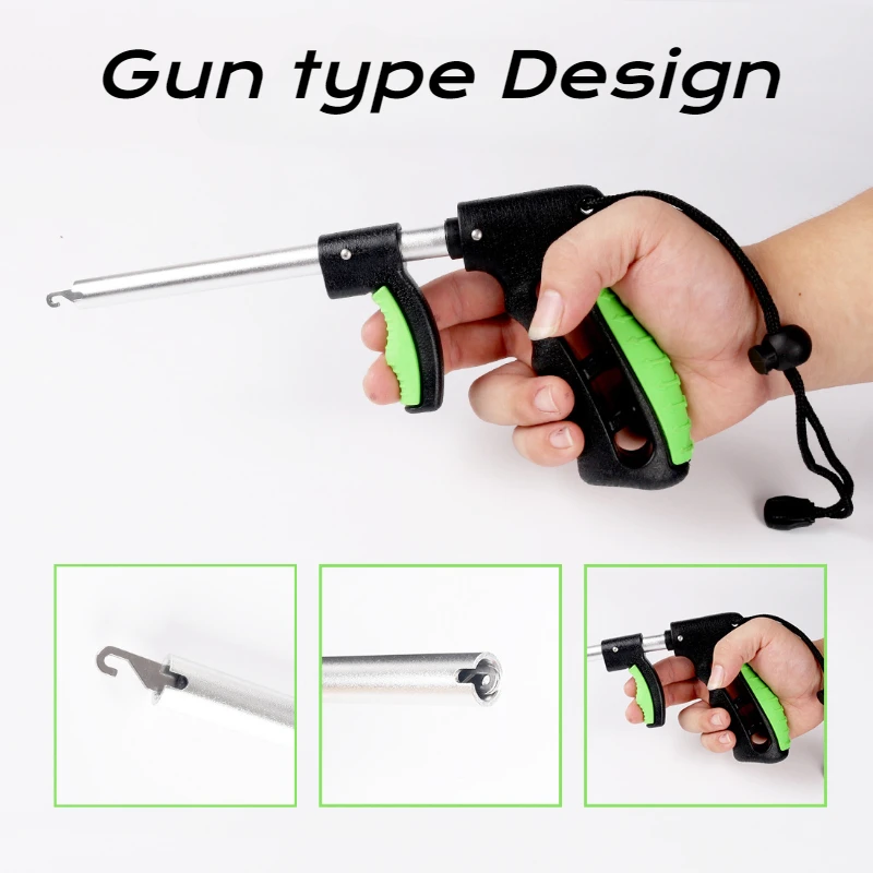 Desanzuelador aluminio tipo pistola – Extrae anzuelos fácil - imagen 4