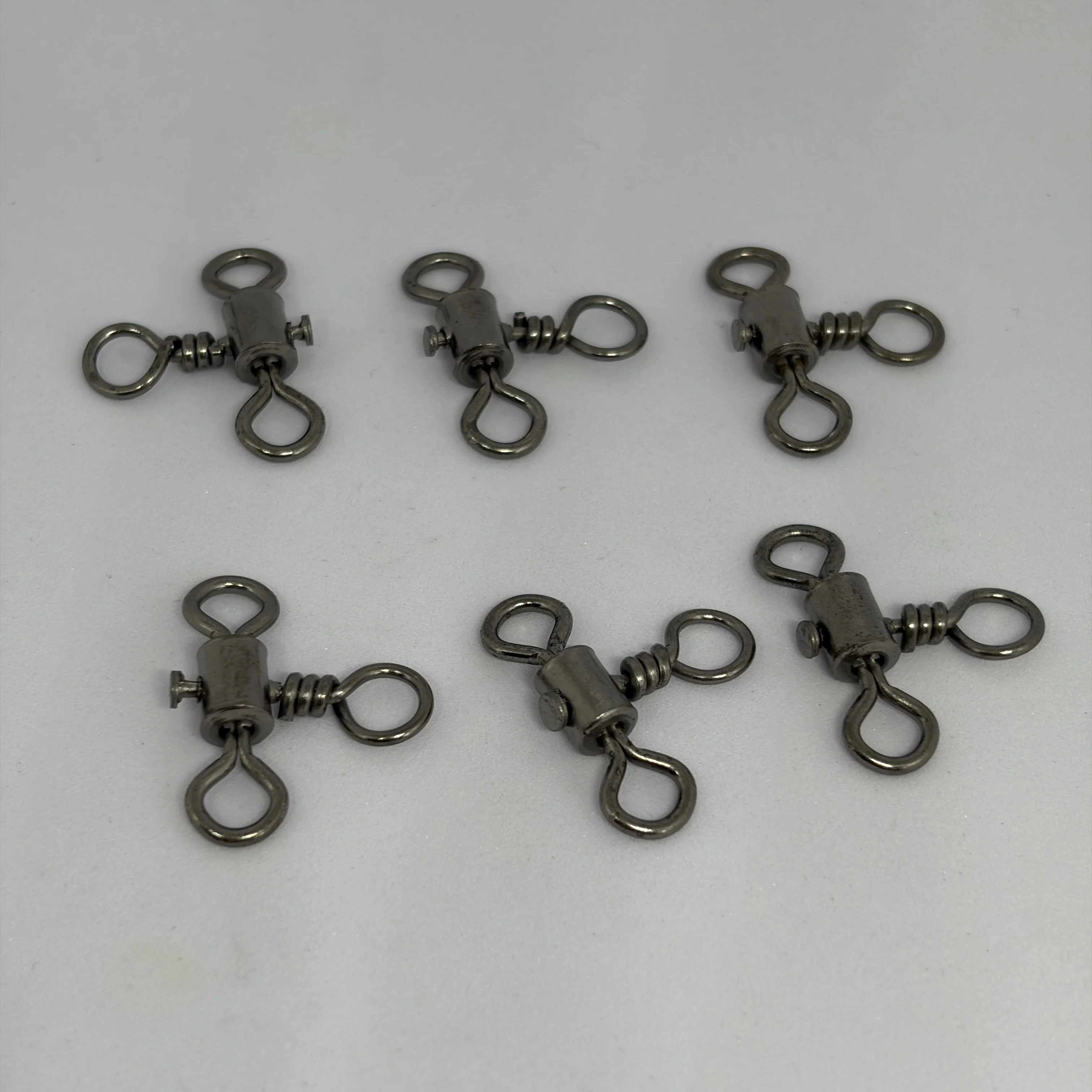 Conectores giratorios 3 vías con anilla dividida para pesca - imagen 5