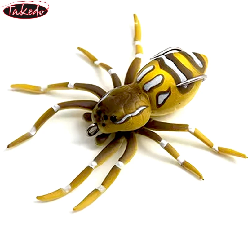 Señuelo de silicona Spider TAKEDO para lubina, trucha y carpa - imagen 5