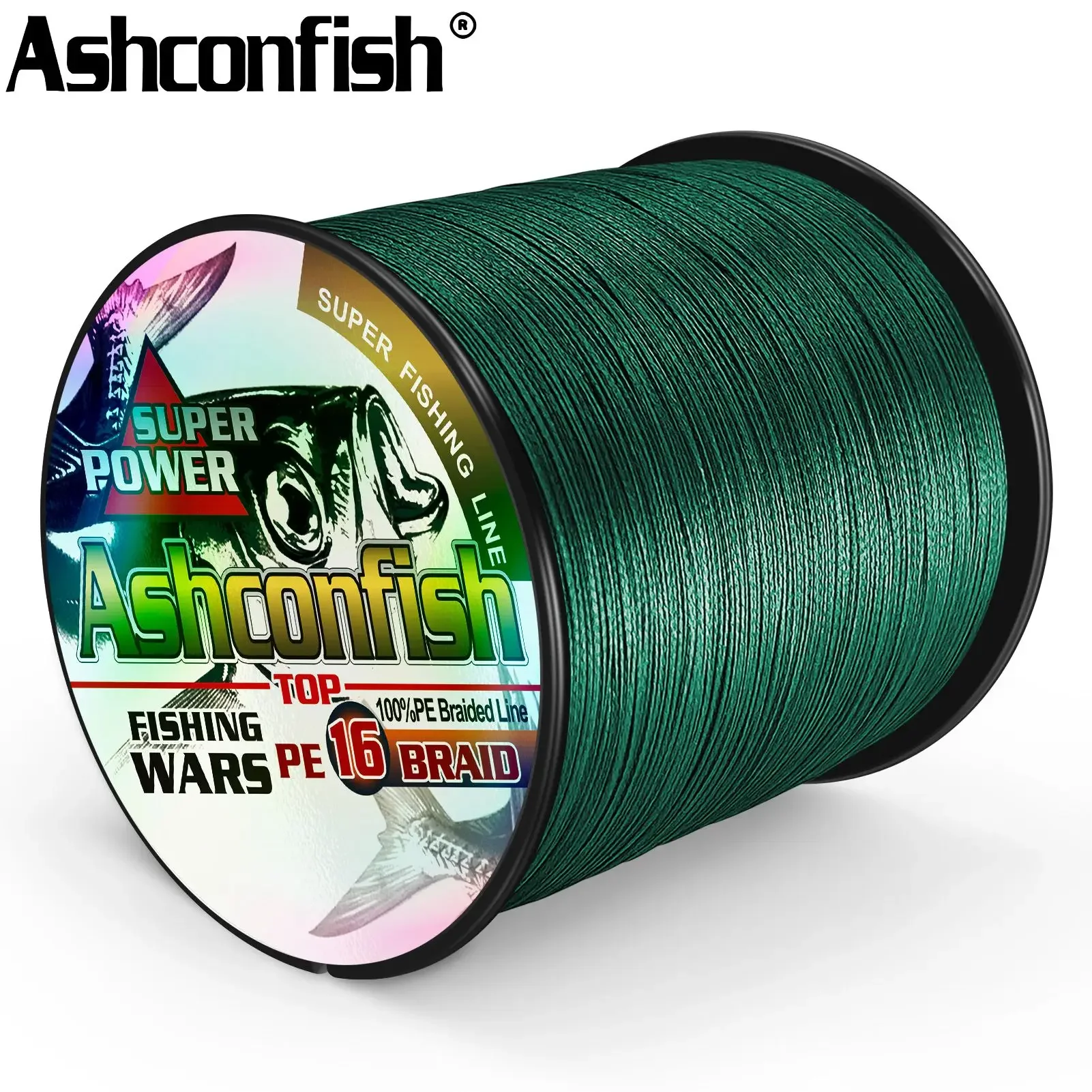 Ashconfish Super Power Línea trenzada hielo mar fuerte núcleo hueco - imagen 5