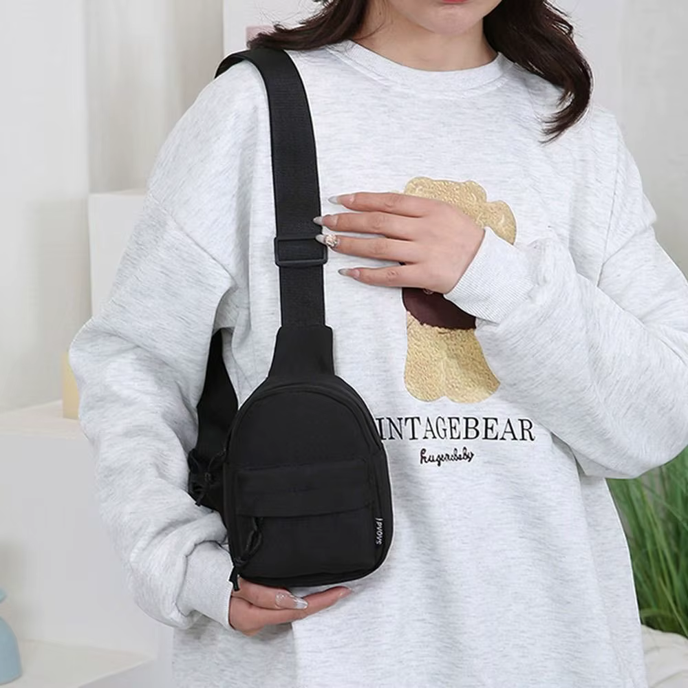 Bolso de Pecho para Pesca – Nylon Ajustable con Compartimentos
