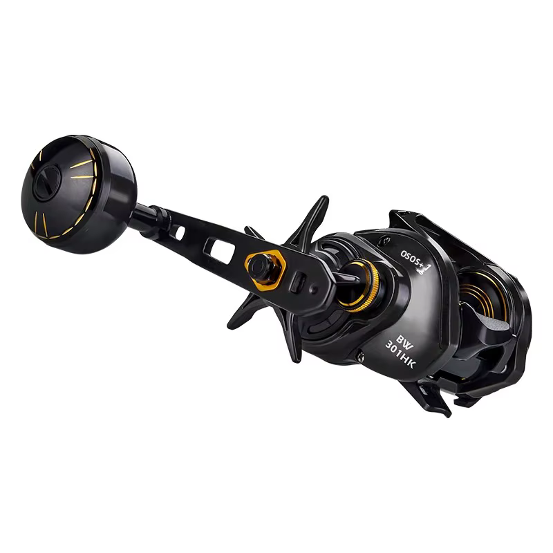 Manivela de repuesto para carrete baitcasting con pomo de carbono - imagen 3