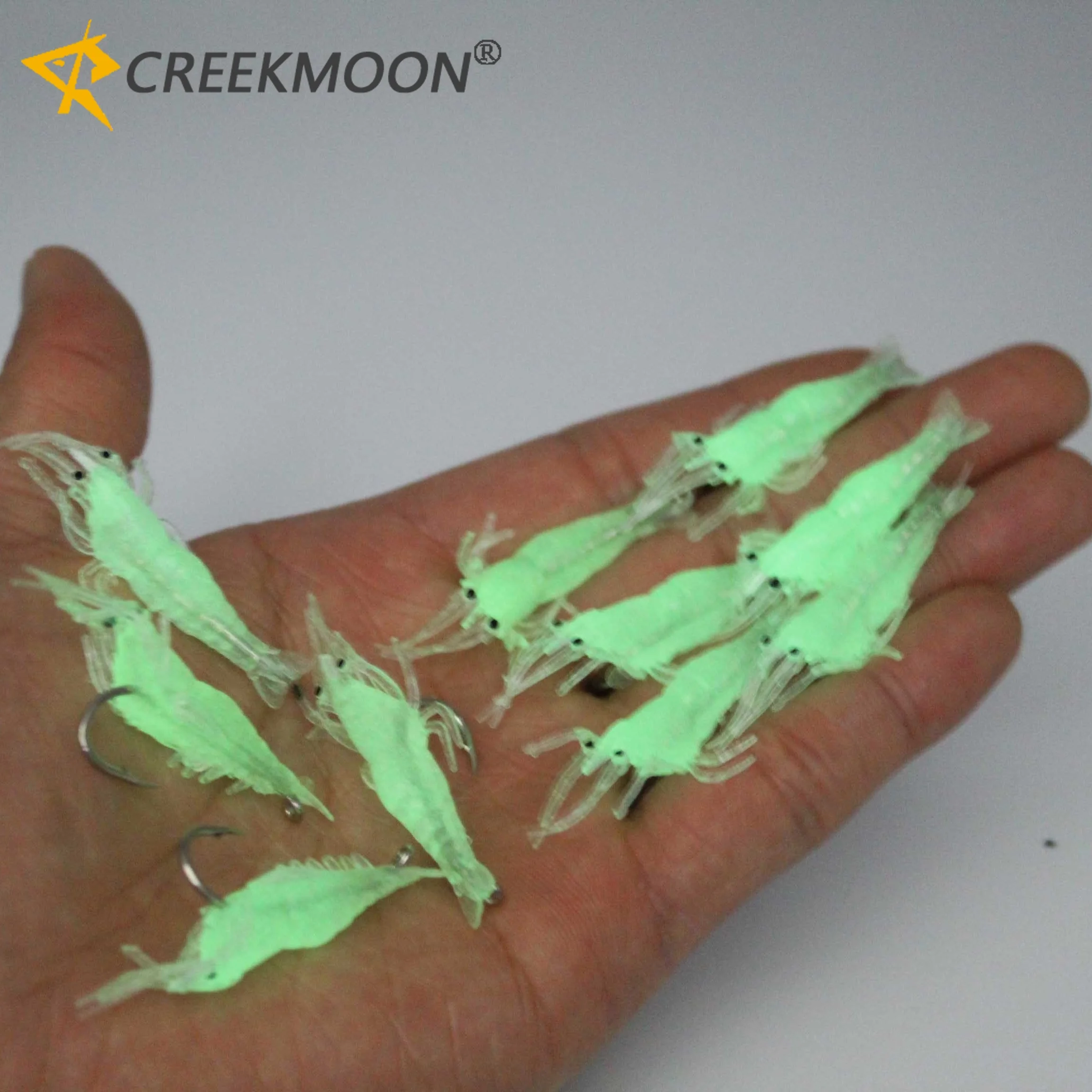 Señuelo de vinilo con forma de gamba luminiscente para pesca - imagen 5
